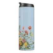 Bouteilles Isothermes Wildflowers & Add your name Thermal Tumbler (Tourné sur la droite)