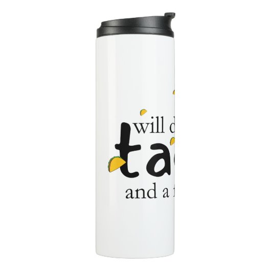 Bouteilles Isothermes Will Data pour Tacos et un salaire équitable (Tourné sur la gauche)