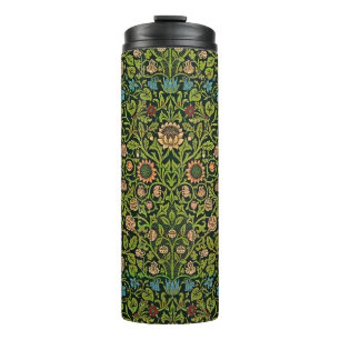 Bouteilles Isothermes William Morris - Ancolie, vert foncé,