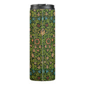 Bouteilles Isothermes William Morris - Ancolie, vert foncé, (Dos)