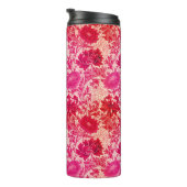 Bouteilles Isothermes William Morris Chrysanthemums, Fuchsia Pink (Tourné sur la droite)
