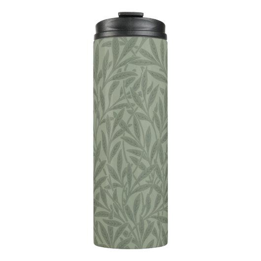 Bouteilles Isothermes William Morris Motif Saule Antique Vert Sauge (Devant)