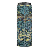 Bouteilles Isothermes William Morris Peacock and Dragon Woven Design (Dos)