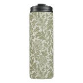 Bouteilles Isothermes William Morris Thistle Sage Green Motif (Devant)