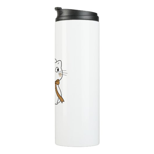 Bouteilles Isothermes Winking Winter Cat (Tourné sur la droite)