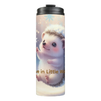 Bouteilles Isothermes Winter Fairy Hedgehogs – Cute Snowflake