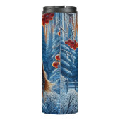 Bouteilles Isothermes Winter Horse Snowy Forest Sunset (Dos)