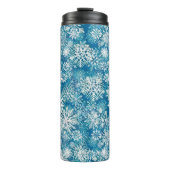 BOUTEILLES ISOTHERMES WINTER WHITE AND BLUE (Devant)