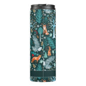 Bouteilles Isothermes Winter Woodland Turquoise/Gold ID785 (Dos)