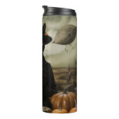 Bouteilles Isothermes Witch Cat with Pumpkins  (Tourné sur la droite)