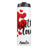 Bouteilles Isothermes With Love Personalized Thermal Tumbler (Devant)