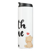 Bouteilles Isothermes With Love Personalized Thermal Tumbler (Tourné sur la droite)