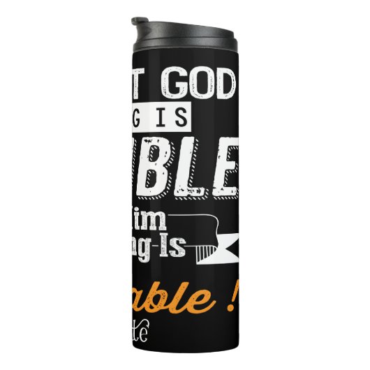 Bouteilles Isothermes Without God Nothing Is Possible (Tourné sur la droite)