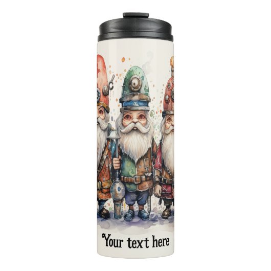 Bouteilles Isothermes Wizards Gnomes Steampunk (Devant)