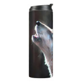 Bouteilles Isothermes Wolf Howling Loup solitaire (Tourné sur la gauche)