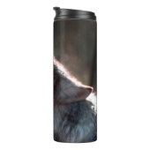 Bouteilles Isothermes Wolf Howling Loup solitaire (Tourné sur la droite)