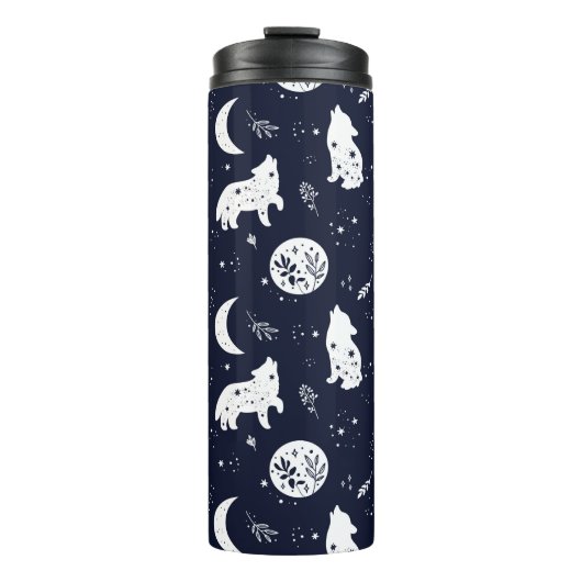 Bouteilles Isothermes Wolf Pup Howling (Devant)