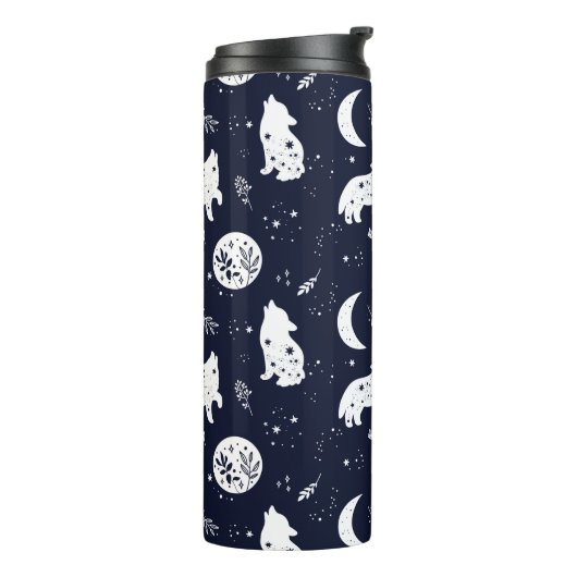 Bouteilles Isothermes Wolf Pup Howling (Tourné sur la gauche)