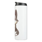 Bouteilles Isothermes Wolfhound de chien Husky (Tourné sur la droite)