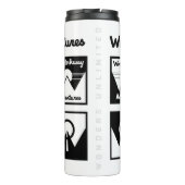 Bouteilles Isothermes Wonderhussy Adventures Répétition Logo (Dos)