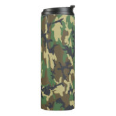 Bouteilles Isothermes Woodland Camo Pattern Travel Mug (Tourné sur la gauche)
