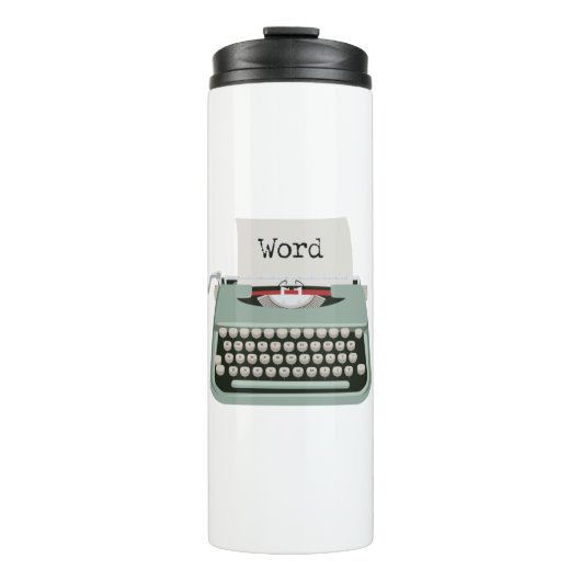 Bouteilles Isothermes Word Typewriter (Devant)