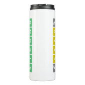 Bouteilles Isothermes Wordle Champion, Restez fort, Gagnant Wordle (Dos)