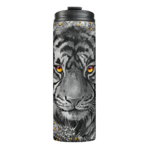 Bouteilles Isothermes Yeux de tigre orange Tiger coloré Tumbler thermi