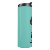 Bouteilles Isothermes Yeux roulants à la menthe poivrée (Tourné sur la gauche)