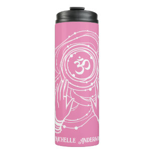 Bouteilles Isothermes Yoga Chakra Couronne Mantra Tumbler Thermique