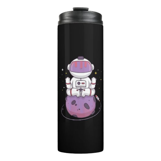 Bouteilles Isothermes Yoga spatial  (Devant)