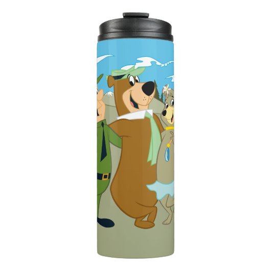 Bouteilles Isothermes Yogi Ours et amis Accueil chaleureux (Devant)