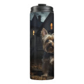 Bouteilles Isothermes Yorkshire Terrier Halloween effrayant (Devant)