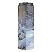 Bouteilles Isothermes Yorkshire Terrier Laisser Neige Noël (Dos)