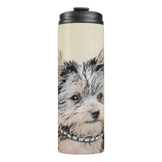 Bouteilles Isothermes Yorkshire Terrier Puppy Peinture Chien original (Devant)
