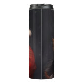 Bouteilles Isothermes Yorkshire Terrier Santa Claus Festive Noël (Dos)