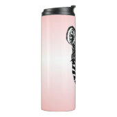 Bouteilles Isothermes Zebra Head on Pink (Tourné sur la gauche)