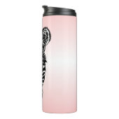 Bouteilles Isothermes Zebra Head on Pink (Tourné sur la droite)