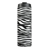 Bouteilles Isothermes Zebra Print, Zebra Stripes, Noir Et Blanc (Devant)