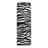 Bouteilles Isothermes Zebra Print, Zebra Stripes, Noir Et Blanc (Dos)