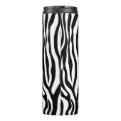 Bouteilles Isothermes Zebra rayures motif noir & blanc + vos idées (Dos)