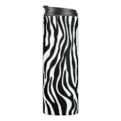 Bouteilles Isothermes Zebra rayures motif noir & blanc + vos idées (Tourné sur la droite)