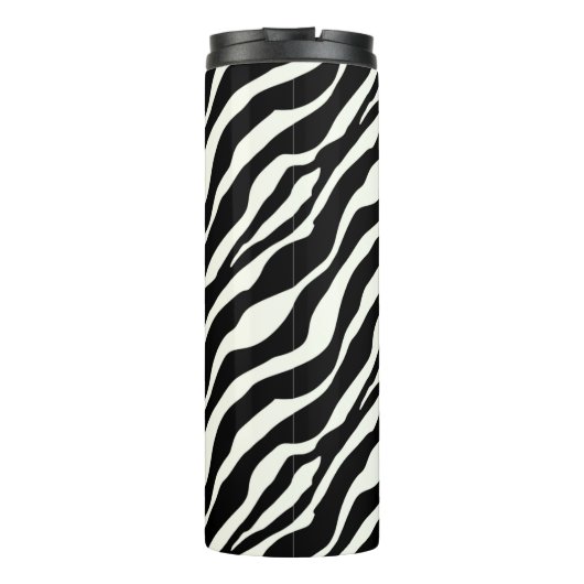 Bouteilles Isothermes Zebra Stripes - Noir et Blanc (Dos)