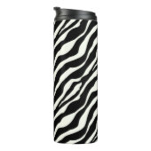 Bouteilles Isothermes Zebra Stripes - Noir et Blanc (Tourné sur la droite)