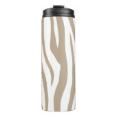 Bouteilles Isothermes Zèbre beige (Devant)