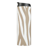 Bouteilles Isothermes Zèbre beige (Tourné sur la droite)