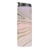 Bouteilles Isothermes Zèbre Faux Or (Tourné sur la droite)