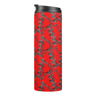 Bouteilles Isothermes Zèbre rouge sauvage moderne