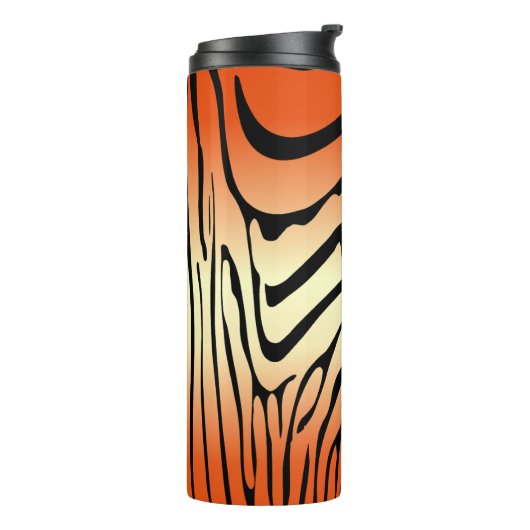 Bouteilles Isothermes Zesty Zebra Orange (Tourné sur la gauche)