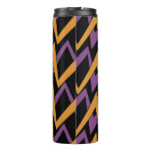 Bouteilles Isothermes Zig Zags Halloween Orange Violet   (Dos)